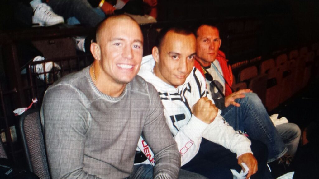 George St-Pierre, Denis Kang, and Dave Scholten